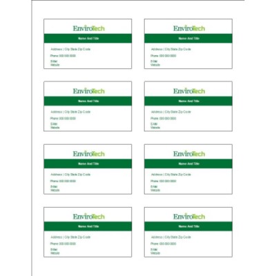 Green Bar Adhesive Pocket Inserts, 8 per sheet