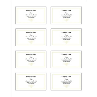 Elegant Swirl Design Adhesive Pocket Inserts, 8 per sheet