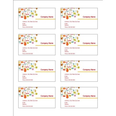 Kids Icons Adhesive Pocket Inserts, 8 per sheet