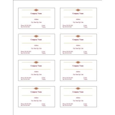 Burgundy Border Adhesive Pocket Inserts, 8 per sheet