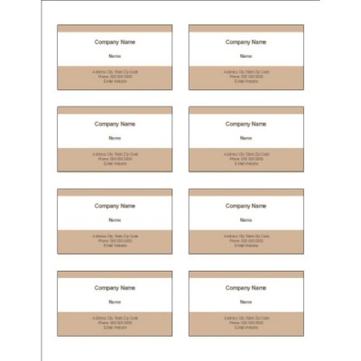 Pale Taupe Border Adhesive Pocket Inserts, 8 per sheet