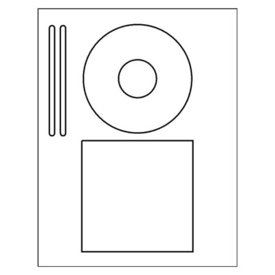 CD/DVD Label & Insert on one sheet