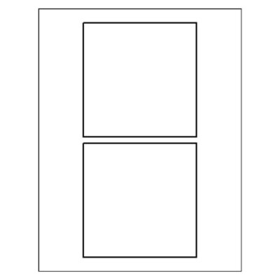 CD/DVD Case Insert, 2 per sheet