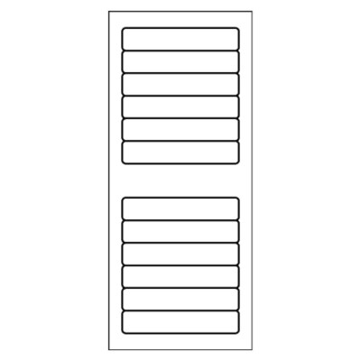 Filing Label, 12 per mini-sheet