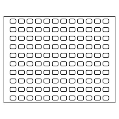 Index Maker Easy Apply Dividers, 12 tab, DOT file for Microsoft Word for Windows version 2002-2007