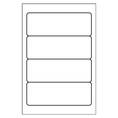 Multi-Use Label, 4 per 4x6 sheet, 5124