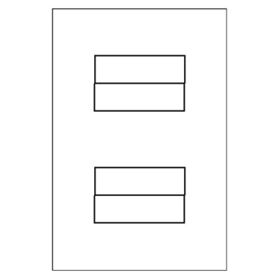 Hanging File Tab, 2 per 4x6 sheet