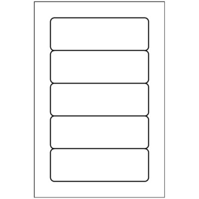 Multi-Use Label, 5 per 4x6 sheet, 5436 - 1x3