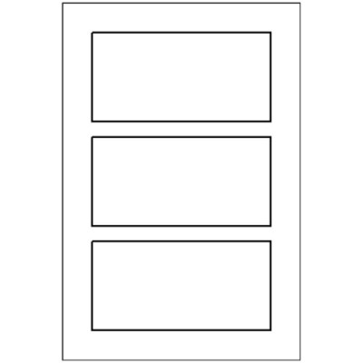 Multi-Use Label, 3 per 4x6 sheet, 5440