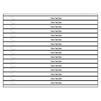 Ellipse Binder Spine Inserts, for 1/2 inch binders
