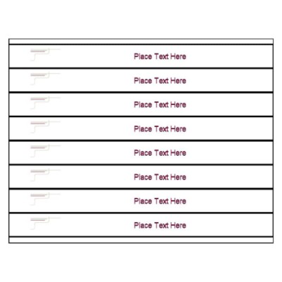 Lines Design Binder Spine Inserts, for 1 inch binders