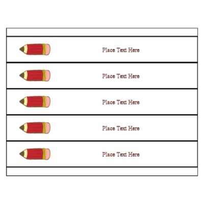 School Binder Spine Inserts, for 1 1/2 inch binders