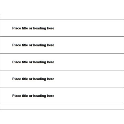 Text Only Binder Spine Insert for 1-1/2 inch binders