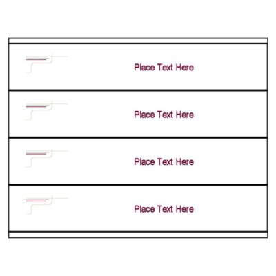 Lines Design Binder Spine Inserts, for 2 inch binders