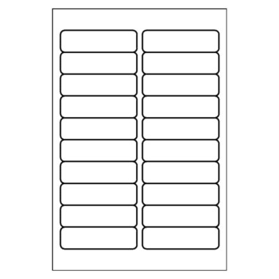 Multi-Use Label, 20 per 4x6 sheet