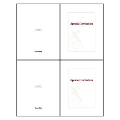 Graduation Embossed Note Card, 2 per sheet
