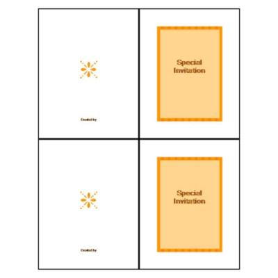 Summer Flowers Embossed Note Card, 2 per sheet