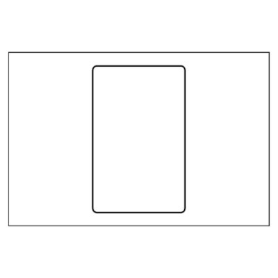 Access Control ID Label, 1 per 4x6 sheet, 2992