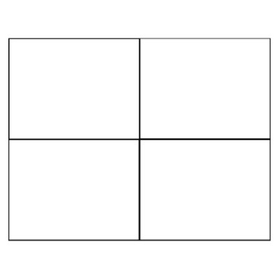 Quarter-Fold Greeting Card - Wide