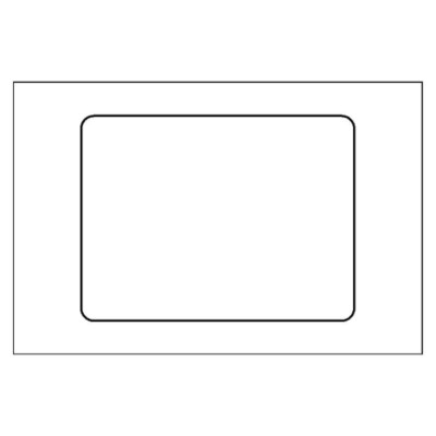 Badge Insert - Wide, 1 per 4x6 sheet