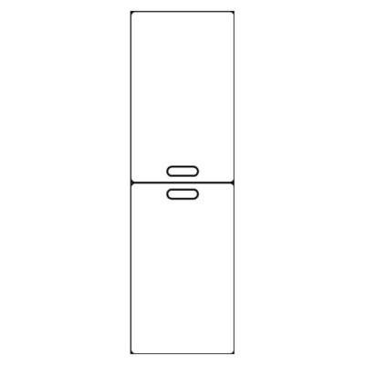 Fold & Clip Name Badge - Tall, 1 per 4x6 sheet