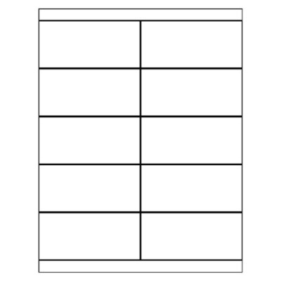 Shipping Label for Copiers, 10 per sheet