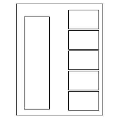 Ready Index TOC Dividers 5-Tab Translucent