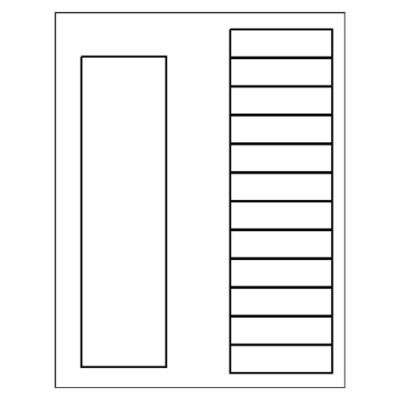 Ready Index TOC Dividers 12-tab Translucent