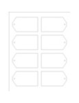 Templates - Printable Tags with Strings, 8 per sheet - Wide | Avery