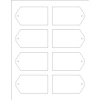 Templates - Printable Tags with Strings, 8 per sheet - Wide | Avery