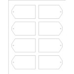Templates - Printable Tags with Strings, 8 per sheet - Tall | Avery