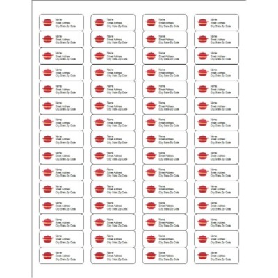 Dinner Party Return Address Labels, 60 per sheet