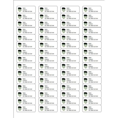 Frankenstein Return Address Labels, 60 per sheet