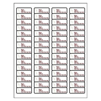Graduation Return Address Label, 60 per sheet