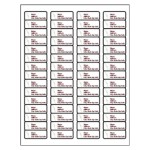 Templates - Graduation Return Address Label, 60 per sheet | Avery