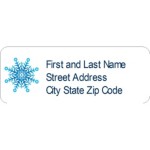 Templates - Snowflake Return Address Labels, 60 per sheet | Avery