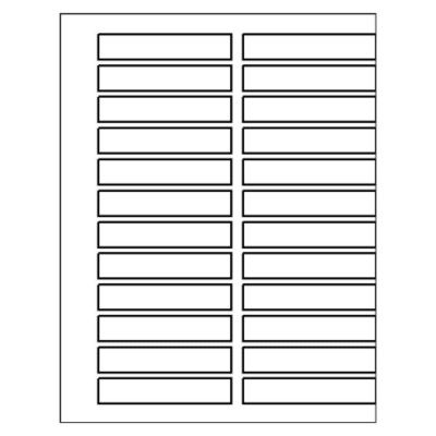 Double-Column Ready Index TOC Dividers, 24-Tab, DOC file for Microsoft Word all versions