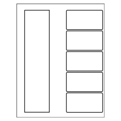 Ready Index TOC Dividers, 5-Tab, black & white, Quick-fill template for Microsoft Word version 2002-2007