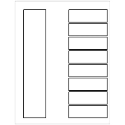 Ready Index TOC Dividers, 8-Tab, color, Quick-fill template for Microsoft Word version 2002-2007
