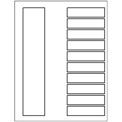 Ready Index TOC Dividers, 10-Tab, color, DOC file for Microsoft Word all versions
