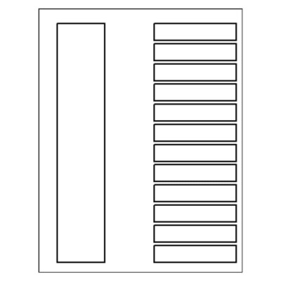 Ready Index TOC Dividers, Jan-Dec, color, DOC file for Microsoft Word all versions