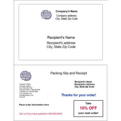 Basic Label and Paper Receipt