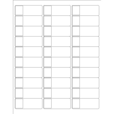 Pre-Printed Pink Ribbon Address Labels, 30 per sheet