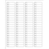 Pre-Printed Pink Ribbon Return Address Labels, 80 per sheet. Template