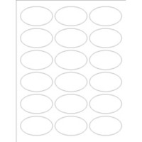 Templates - Oval Labels, 18 per sheet | Avery