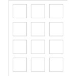 Templates - Print-to-the-Edge Square Labels, 12 per sheet - 2 x 2 | Avery