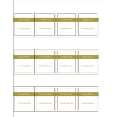 Lattice Design Shelf Tags, 12 per sheet