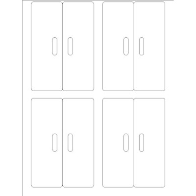 Printable Bag Topper with Bags, 4 per sheet