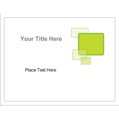 Green Squares Removable Window Signage, 1 per sheet