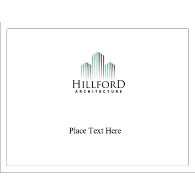 Buildings Logo Window Signage, 1 per sheet